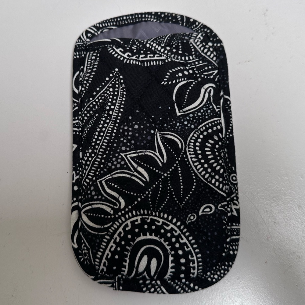 Vera Bradley Black and White Quilted Glasses or Accessories Pouch